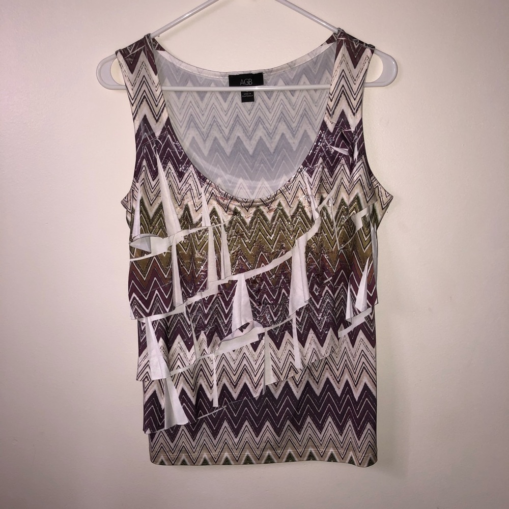 AGB Zig Zag Tank Top